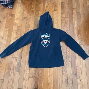 Navy Blue Ariat Hoodie Kids Size XL